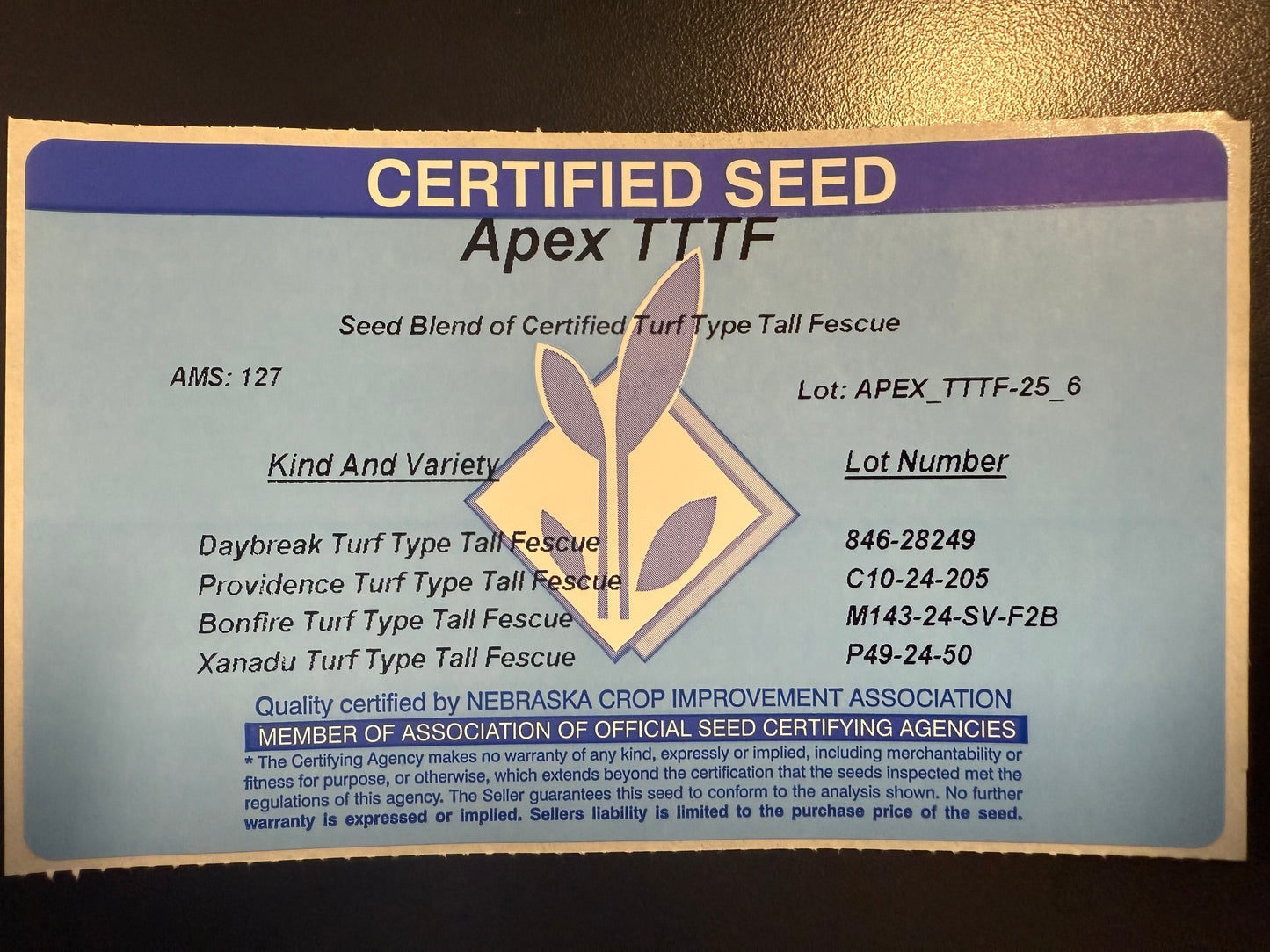 Apex TTTF 50 Pound Bag (FREE SHIPPING)