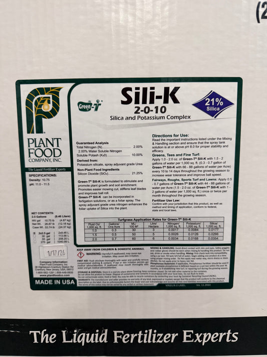 Plant Food Company Company SILI-K 21% Silica 2.5 Gallons