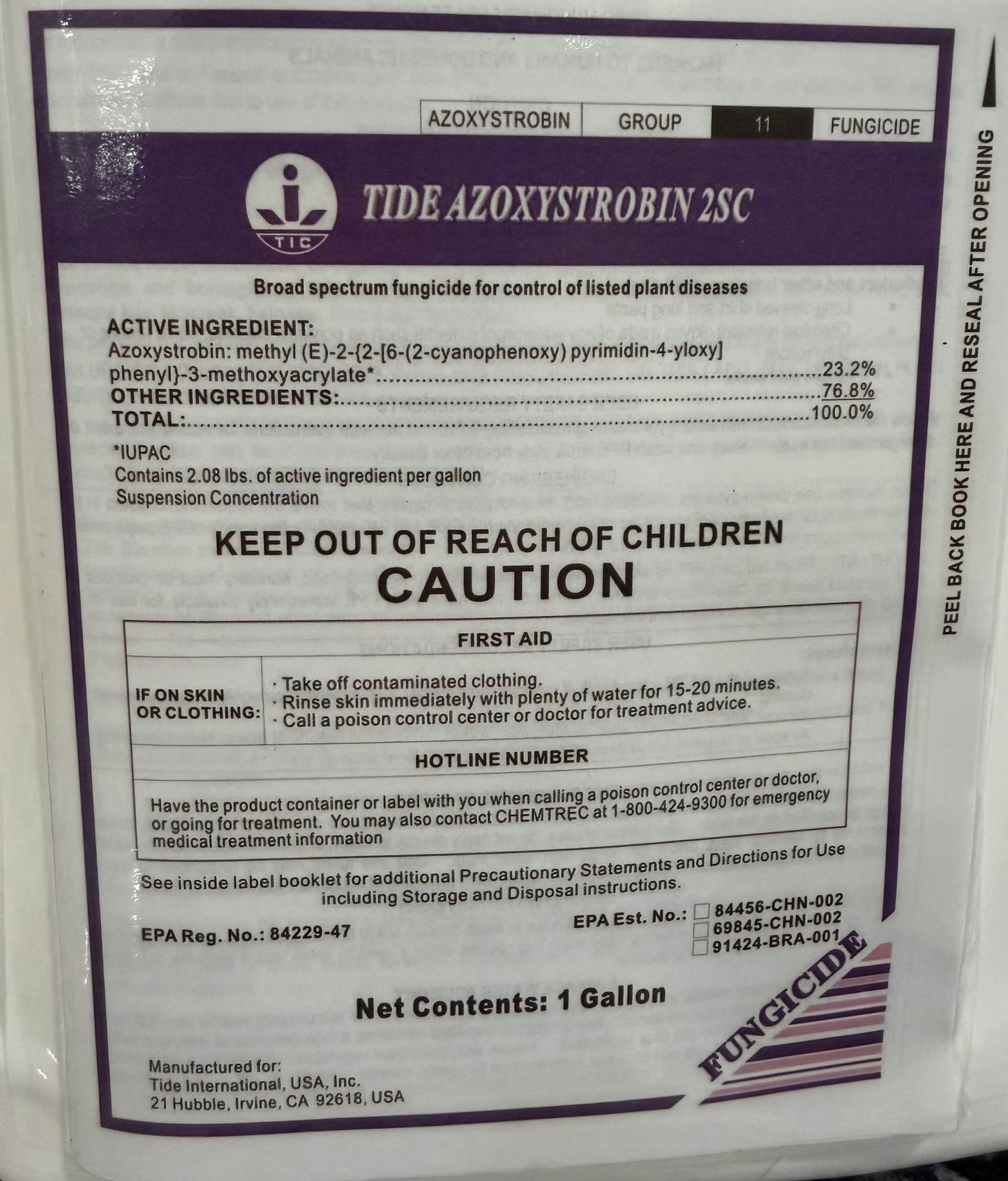 Tide Azoxystrobin 2SC 1 Gallon