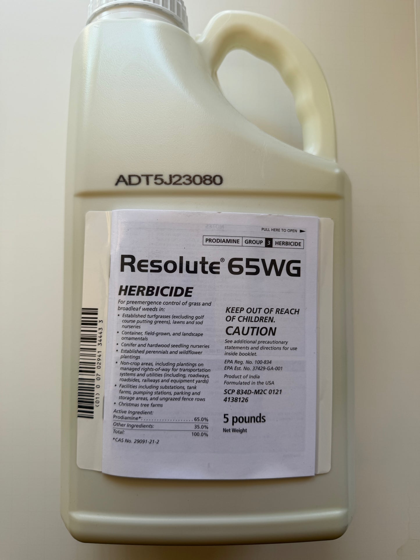 Resolute 65 WDG (Prodiamine) 5 LB