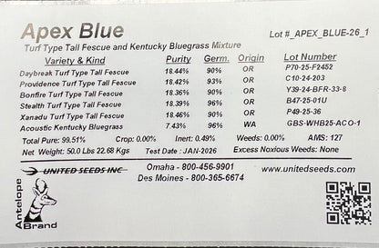 Apex Blue TTTF/KBG  (FREE SHIPPING)