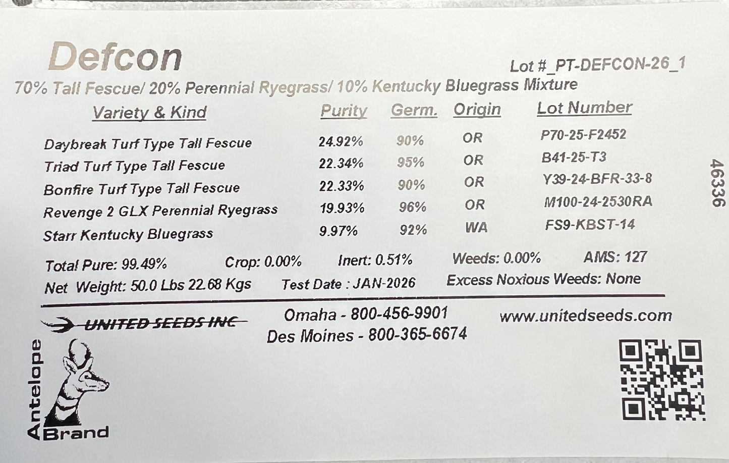 DEFCON TTTF/PRG/KBG  (FREE SHIPPING)